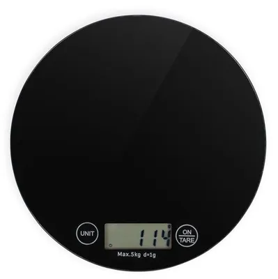 Immagine prodotto di Bilancia da cucina elettronica LIVOO DOM494N, con piatto in vetro, display LCD touch screen e capacità di 5 kg