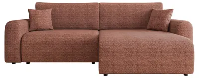 Produktbild von MIRJAN24 Ecksofa Floryn L, Polsterecke, L-Form Schlafsofa, Eckcouch mit Bettkasten (Farbe: Taro 57)