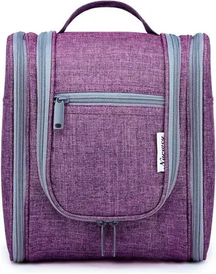 Produktbild von Famanu Reise-Toilettasche mit Aufhängemöglichkeit - Lila