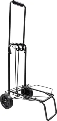 Immagine prodotto di Carrello metallico pieghevole - portabagagli con corda elastica, 93,5 x 33 x 44 cm. Carrello di trasporto da 50 kg.