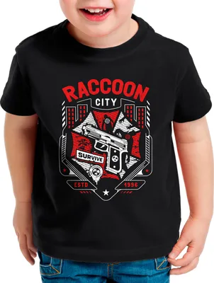 Produktbild von A.N.T. Raccoon City Kinder T-Shirt umbrella corp virus zombie biohazard survival horror