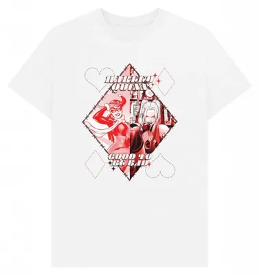 Produktbild von Harley Quinn - T-Shirt für Herren/Damen Uni PN2253 (M) (Weiß)