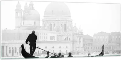 Produktbild von Bilder auf glas - Venedig Basilika - 120x50cm - Glasbilder - Wandbilder - Kunstdruck - zum Aufhängen bereit - Wanddekoration aus Glas - Glas Bilder - Wandbild auf Glas - Einteilig - GAB120x50-3563