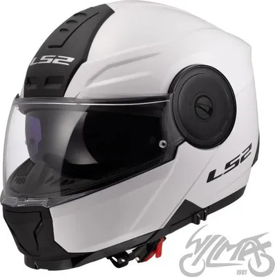 Obrázek produktu pro Motocyklový Kask LS2 FF902 SCOPE II Solid XS Bílý - Bezpečí a Styl