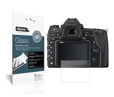 Produktbild von 1x Schutzfolie für Nikon D780 matt - Anti-Shock 9H Folie dipos Glass Kunststoffglas
