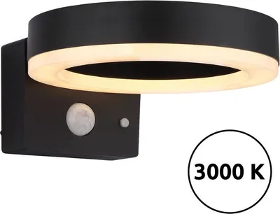 Produktbild von GLOBO 36507 Solarleuchte Kunststoff schwarz matt, LED