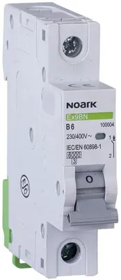 Produktbild von Leistungsschalter 1P B 10A Ex9BN Noark 100006