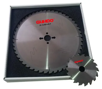 Produktbild von Guhdo Diamant Sägeblatt-Set mit Vorritzer für beschichtete Platten, Altendorf