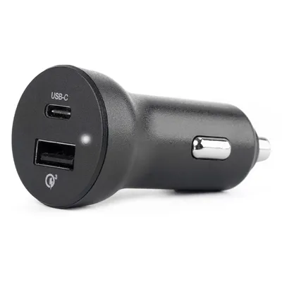 Obrázok produktu pre AMiO Nabíjačka do auta micro USB/USB-C QC 3.0