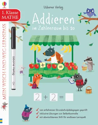 Produktbild von Mein Wisch-und-weg-Lernspaß: Addieren im Zahlenraum bis 20