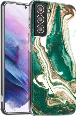 Produktbild von Hülle für Samsung Galaxy S22 Plus Schutzhülle Marmor Motiv Handy Case Silikon Slim Cover