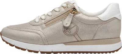 Immagine prodotto di Sneaker Tamaris Comfort da donna in pelle con zip 8-83702-42, misura:40 EU, colore:Beige