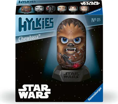 Produktbild von Ravensburger Hylkies: Die neue Sammelfigurenreihe zum selbst zusammenbauen. Figur #05 - Chewbacca - Für alle Star Wars Fans - Aufbauen, Verlieben, Sammeln