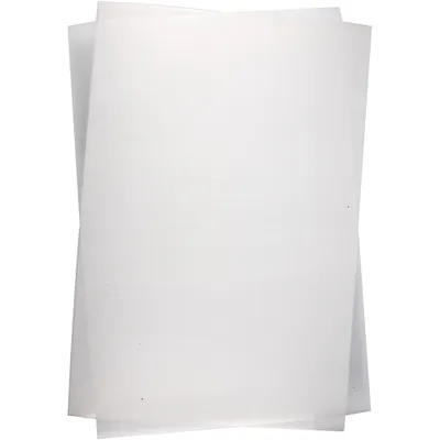 Produktbild von Creativ Company Schrumpffolienblätter, Blatt 20x30 cm, Stärke 0,3 mm, matttransparent, 100 Blatt 1 Karton