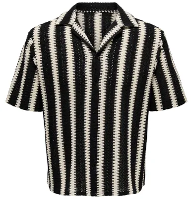 Zdjęcie produktu dla Koszula Only & Sons 22030511-BLACK dla Męskie