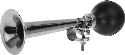 Produktbild von Fahrradhupe Trompete Chrom 23Cm