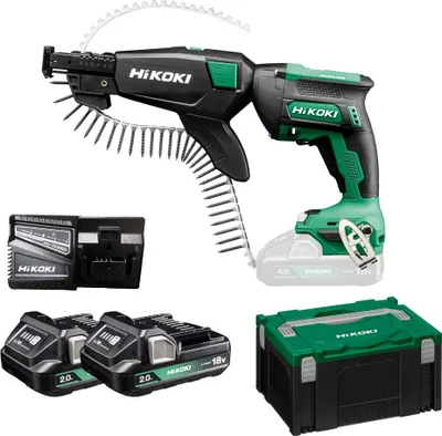 Produktbild von Hikoki Akku Magazinschrauber W18DB WBZ 2x2,0Ah für Magazinschrauben Trockenbau