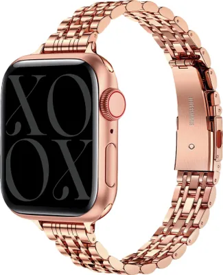Produktbild von Apple Watch Stahlarmband 'Slim' (Rosegold) - 38/40/41/42mm