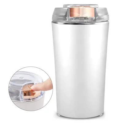 Produktbild von Kompakte elektrische Getreidemühle 300W, Mini Gewürz- & Kaffeemühle für Leinsamen, Chia, Sesam & Kräuter