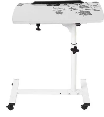 Zdjęcie produktu dla Azomor® – stolik pomocniczy z regulacją wysokości i kółkami, do laptopa, jako stolik nocny lub biurko, 62–88 cm