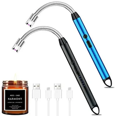 Zdjęcie produktu dla Zapalniczka elektryczna USB łuk świetlny wiatroszczelna do grilla