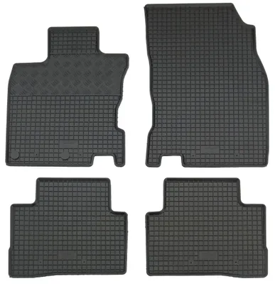Gummifußmatten Set 4-teilig für Nissan Qashqai 2 J11 (2/2014-), schwarz