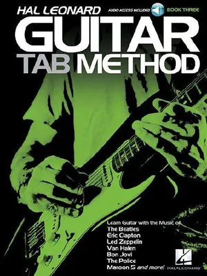 Produktbild von Guitar Tab Method Book 3 by Michael Mueller Guitar Tab Songbook for Intermediate Players Barre Chords Minor Scales Blues Techniques with 80 Songs and Riffs Plus Online Audio Access