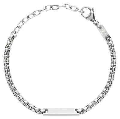 Produktbild von Juwel BREIL Sammlung TED, ARMBÄNDER aus HERREN in SILBER UND EDELSTAHL Farbe SILBER messen EINZIGARTIG - TJ3736