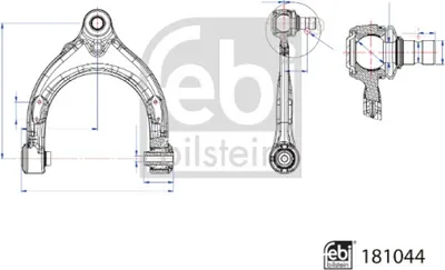 Obrázek produktu pro Přední rameno BMW 5 G30 1,6–4,4 16– levé/pravé