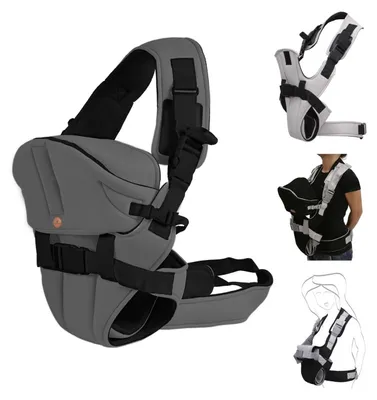 Produktbild von Cangaroo Carry Go Dunkelgraue Babytrage 13768