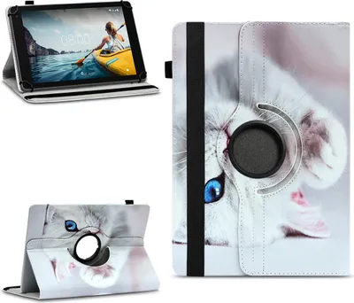 Produktbild von 360 Grad Hülle für VALE Tablet V11E / V10E / V10A Tasche Schutzhülle Cover CaseFarben:Motiv 3