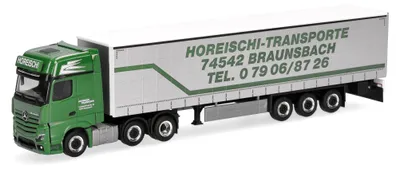 LKW-Modell Mercedes Actros 1:87, Kunststoff, Sammlerfahrzeug