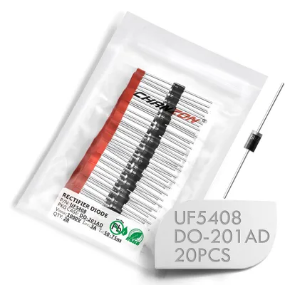 20x UF5408 Gleichrichterdiode 3A 1000V DO-201AD