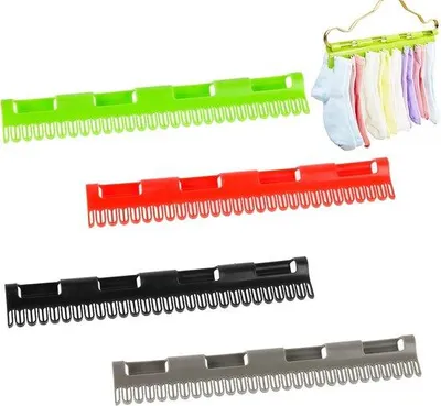 Immagine prodotto di Portacalze in plastica bianca, confezione da 4