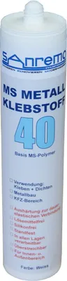 Immagine prodotto di 10x Sanremo MS - METAL ADHESIVE Adesivo sigillante cartuccia da 290ml