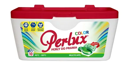 Obrázek produktu pro Perlux Color Perły do prania kolorowych tkanin, 10 sztuk