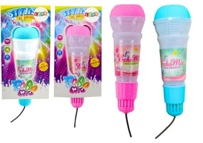 Produktbild von Leantoys Kindermikrofon Echo Light Pink Blau