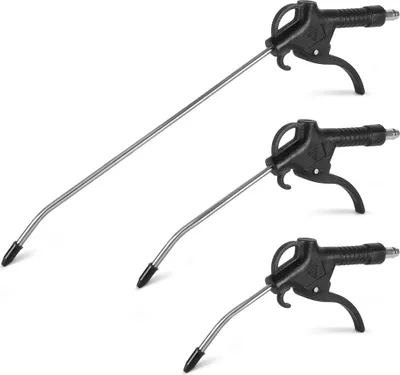 Produktbild von STAHLWERK Druckluft Ausblaspistolen Set 3-teilig Düsenlängen 100, 150, 300 mm