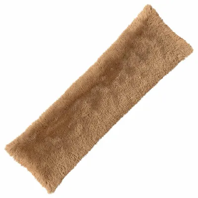 Image de Housse de coussin vidaXL HEERLEN, couleur taupe, 40 x 145 cm, en polaire