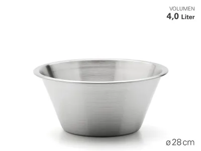 Produktbild von Karl Weis Küchenschüssel Gastro+ Ø 28 cm, Edelstahl