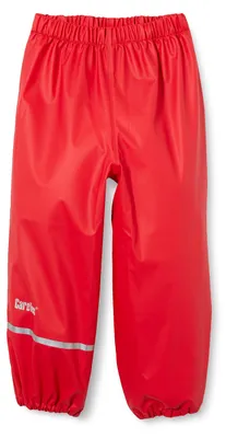 Immagine prodotto di Pantaloni impermeabili per bambini unisex CareTec, in tessutoPoliuretanosenza fodera in pile, colore rosso (402), taglia 116 EU