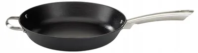 Produktbild von Gsw Professionell 714273 Bratpfanne, 32 cm max. Durchmesser, Gusseisen/Gussaluminium, Induktionsherd-geeignet, Antihaftbeschichtung