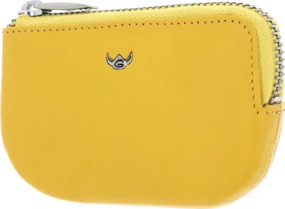 Produktbild von Golden Head Leder Schlüsselmäppchen Madrid Zipped Key Case Sun Yellow gelb