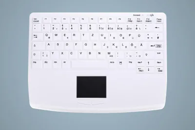 Produktbild von Active Key AK-4450-GUVS-W/GE, Mini, Kabelgebunden, USB, Membran Key Switch, QWERTZ, Weiß