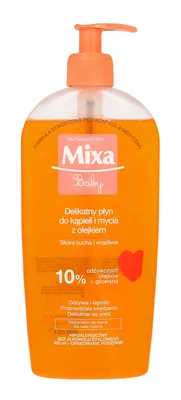 Zdjęcie produktu dla Mixa Street Looks Baby Delikatny płyn do kąpieli i mycia z olejkiem, 400ml