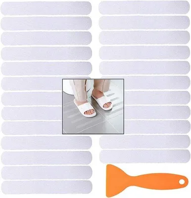 Produktbild von Famanu Antirutschstreifen für Badewanne und Dusche - 24 Stück