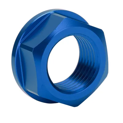 Imagen del producto de Tuerca para eje de rueda, tuerca para tornillo de eje de rueda, tuerca para perno de eje de rueda, tuerca para buje de rueda de motocicleta, tuerca M16x1.5, tuerca de eje de aluminio