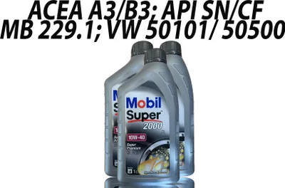Produktbild von Mobil Super 2000 X1 10W-40 3x1 Liter