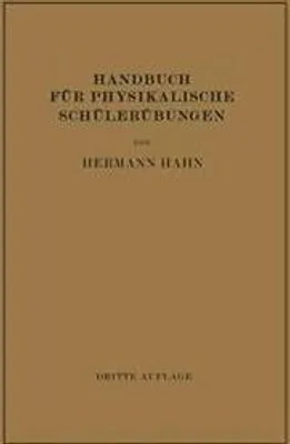 Obrázok produktu pre Handbuch für Physikalische Schülerübungen