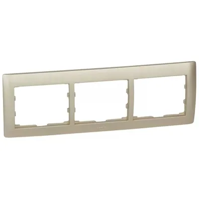 Obrázok produktu pre Legrand RAHMEN 3-FACH HORIZONTAL TITAN (771403 GALEA TI)
